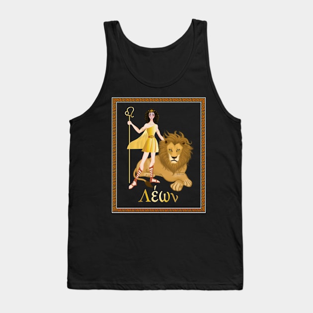 Horoscope Goddess-Leo Tank Top by amadeuxway